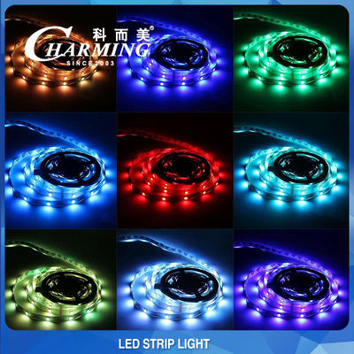 Φωτισμός ταινίας LED 14W IP42 DC12V RGB πλάτους 10mm για νυχτερινό κέντρο