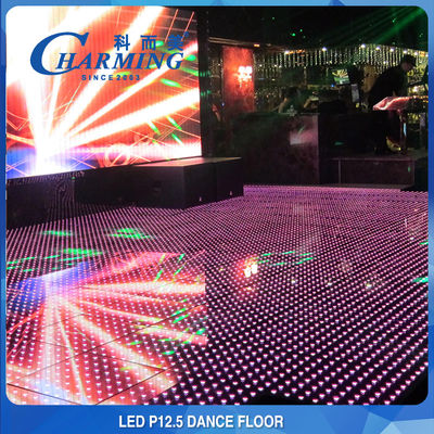 P12.5 Διαδραστικό LED Dance Floor Portable For Wedding Club Hotel