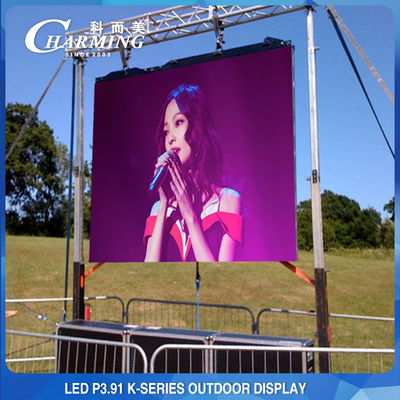 P3.91 Οθόνες LED Antiwear 4K για εκδηλώσεις, ενοικίαση οθόνης τοίχου βίντεο με προστασία από τραύματα