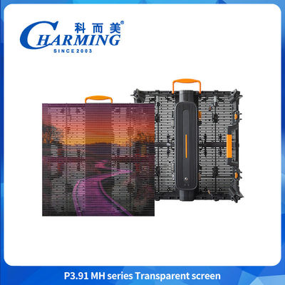 4K IP65 Ευέλικτη διαφανής οθόνη γυαλί οθόνη RGB διαφανής οθόνη LED