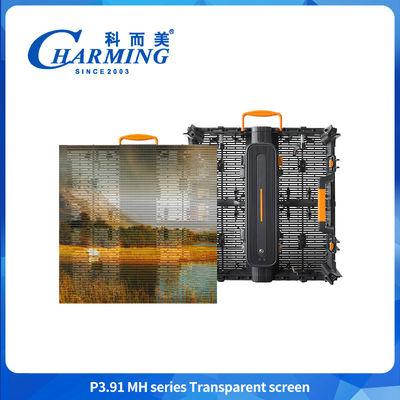 P3.91 16bit Διαφανές LED Panel 220v Εξωτερικό αδιάβροχο LED Video Wall