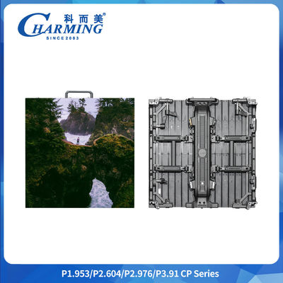 Μέγεθος ντουλαπιού 500x500/500x1000mm P2.6/2.98/3.91 CP Series Indoor LED Video Wall με ρυθμιστή τόξου Μέγιστη γωνία 22,5°