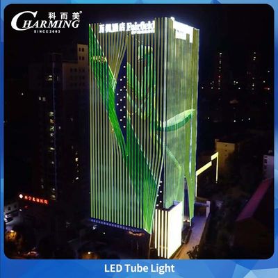 RGB LED φωτιστικό πρόσοψης με διάρκεια ζωής άνω των 50000 ωρών για διακόσμηση περιγράμματος εξωτερικού χώρου ξενοδοχείου
