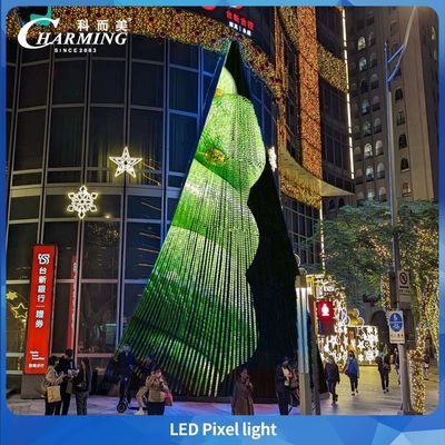 Επίπεδο Διαφανές Ip66 Εξωτερικό Led Pixel Light Χαμηλής Ισχύος Για Γέφυρες