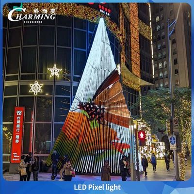 Γοητευτικό σήμα Pixel Light με πλήρες χρώμα Rgb IP66 Χρήση για φωτισμό κτιρίων και φωτισμό γέφυρας