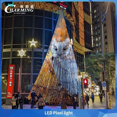 30mm Rgb Dc24v Dot Pixel Εξωτερικό Led Point Dmx Pixel Led Dot Light για το κτίριο προσώπου