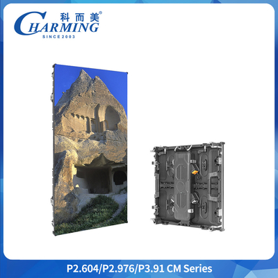 CM σειρά P3.91 Εξωτερική ενοικίαση οθόνης 8K ανανεωτικό ρυθμό IP65 500m*1000m Ultra Thin 79mm Energy Saving Event Party Showcase