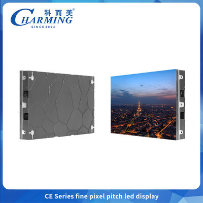 Οθόνη LED λεπτής απόστασης P1.25 P1.53 Pixels 640*480mm με εμπρόσθια συντήρηση για έκθεση συνεδριάσεων