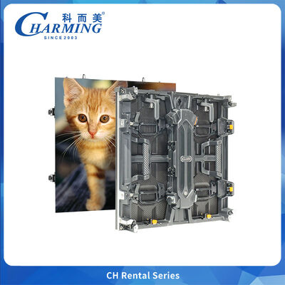 Εξωτερική οθόνη LED δημιουργικού σχήματος P3.91 Κουρφή ευέλικτη δεξιά γωνία 7680Hz για συναυλίες