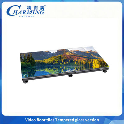 Νέα προκαθορισμένη πίστα P2.6 Dance Floor LED Tempered Glass Παρέχει προστασία 360°
